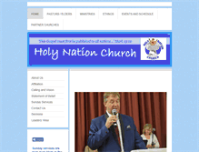 Tablet Screenshot of holynationchurch.org